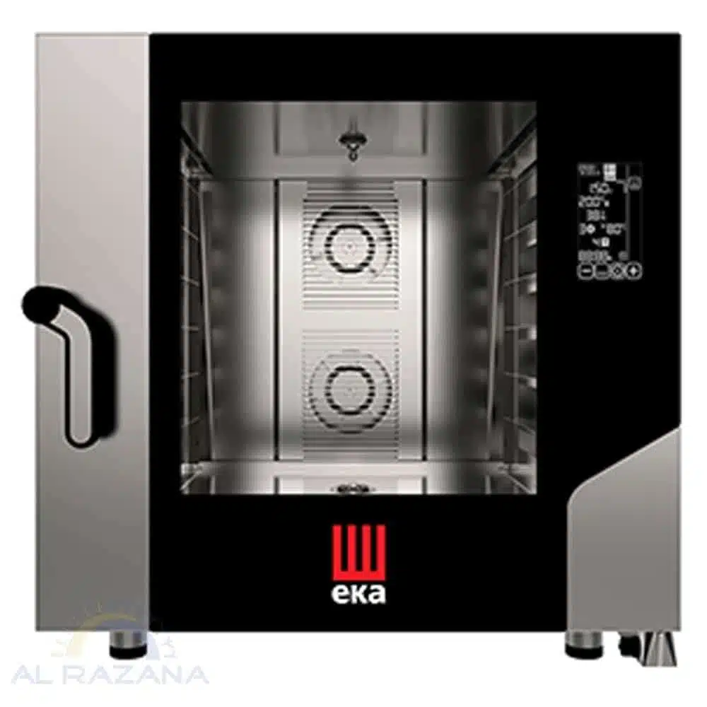 EKA MKF 664 BM Electric Combi Oven – 6-Tray Black Mask Series for Bakery and Pastry