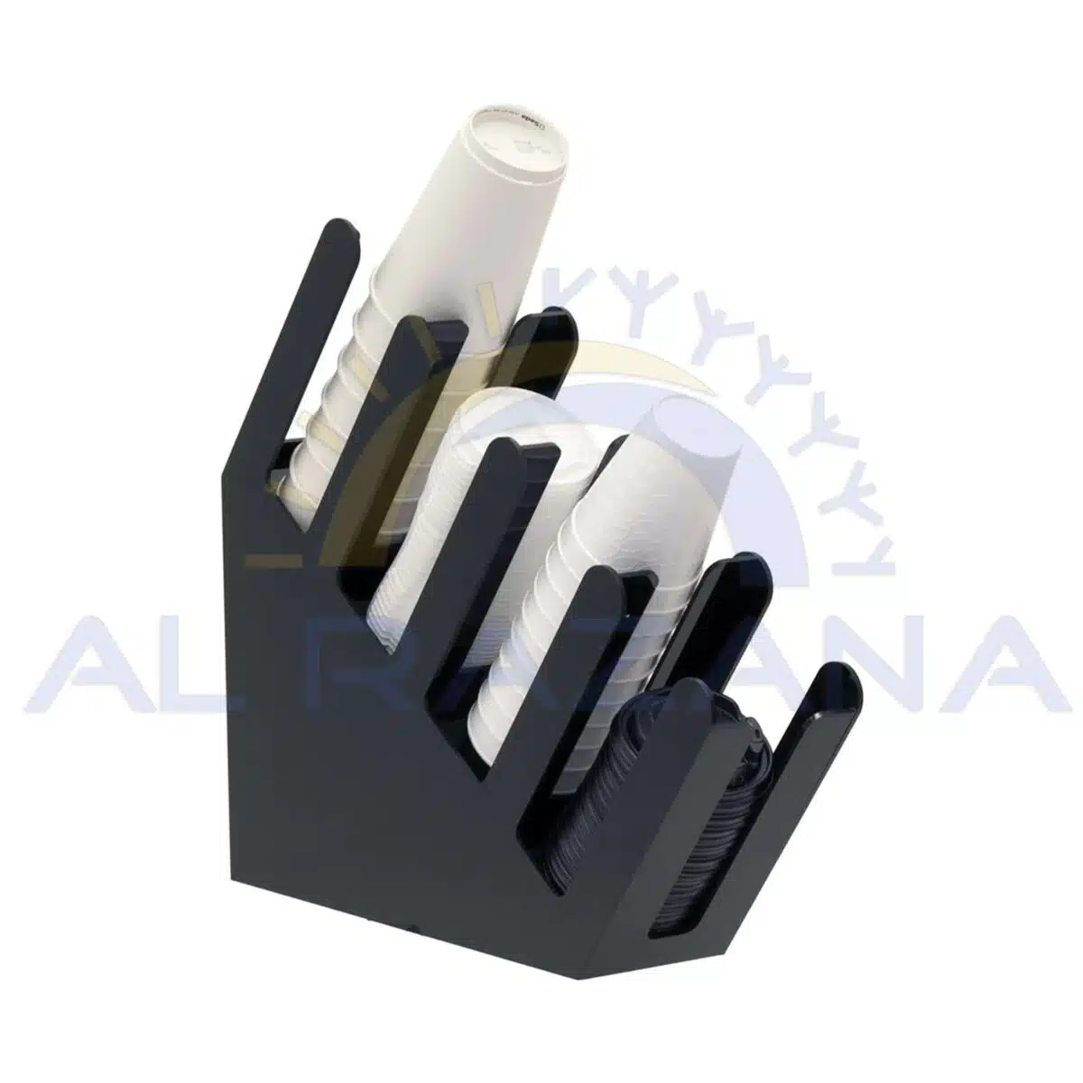 CUP HOLDER BLACK ACRYLIC - Image 2