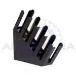 حامل الأكواب الأكريليك الأسود