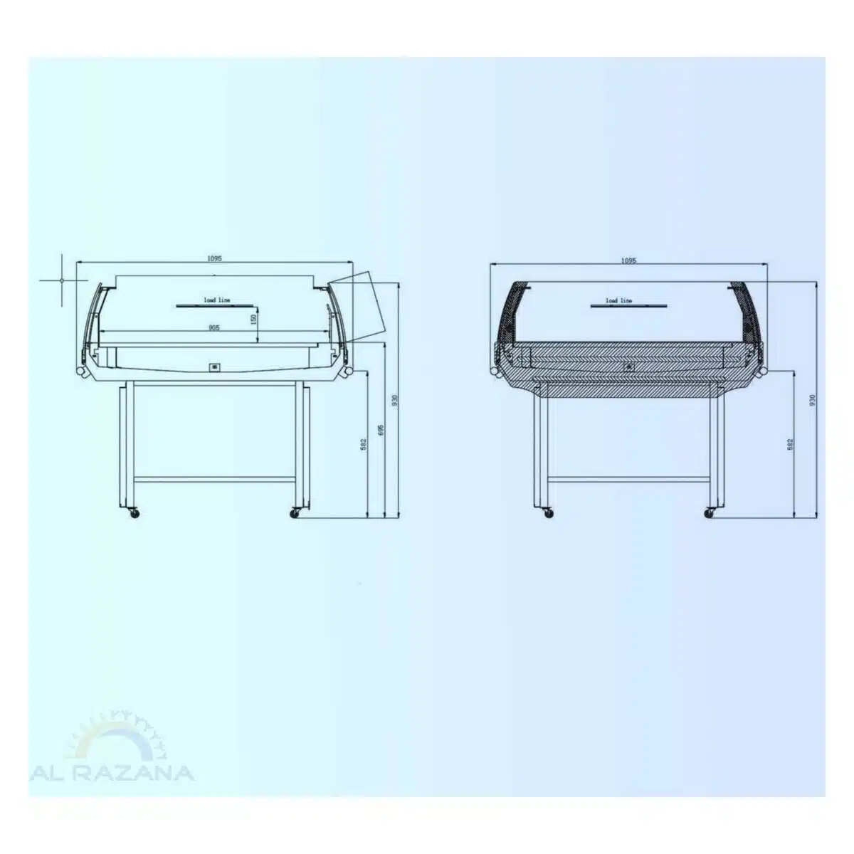 Open Top Cooler (STP-1310) - Image 3