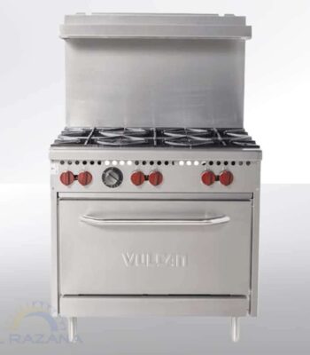 Gas Cooker 6 Burner Commercial