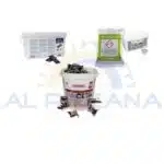 منتجات تنظيف المطابخ الاحترافية تتضمن دلاء Rational وعبوات الأقراص وحاويات المنظفات.