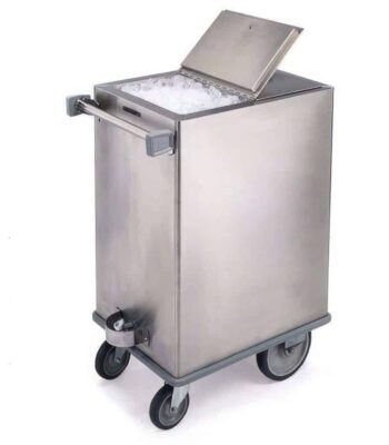 Custom Fabricated Stainless Steel Ice Cart
