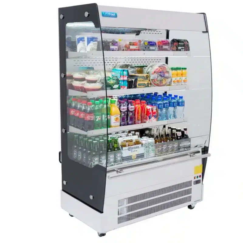 Lava Inox OC-1000C Open Chiller Display
