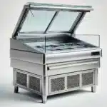 Stainless Steel Fish Counter on Chiller