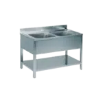 Double Bowl Sink Unit