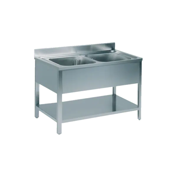 Double Bowl Sink Unit
