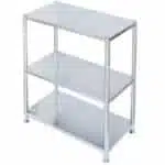 Stainless Steel Plain Shelving Unit