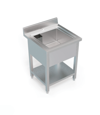 Single Bowl Stainless Steel Sink 1 cleanup