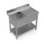 Single Bowl Sink Unit with Right Hand Drainer