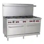 10-Burner Gas Cooker with Double Oven - Vulcan-SX60-10B