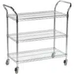 Mobile Shelving Unit – 3 Adjustable Tiers