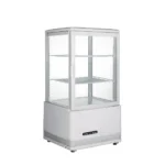 Modern cake display with 2 adjustable shelves