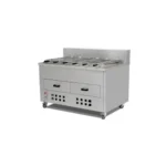 Horizontal Charcoal churrasco grill Machines