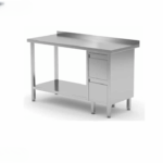 Stainless Steel Work Table with 2 Drawers