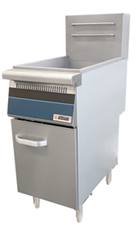 Gas Fryer on Cabinet